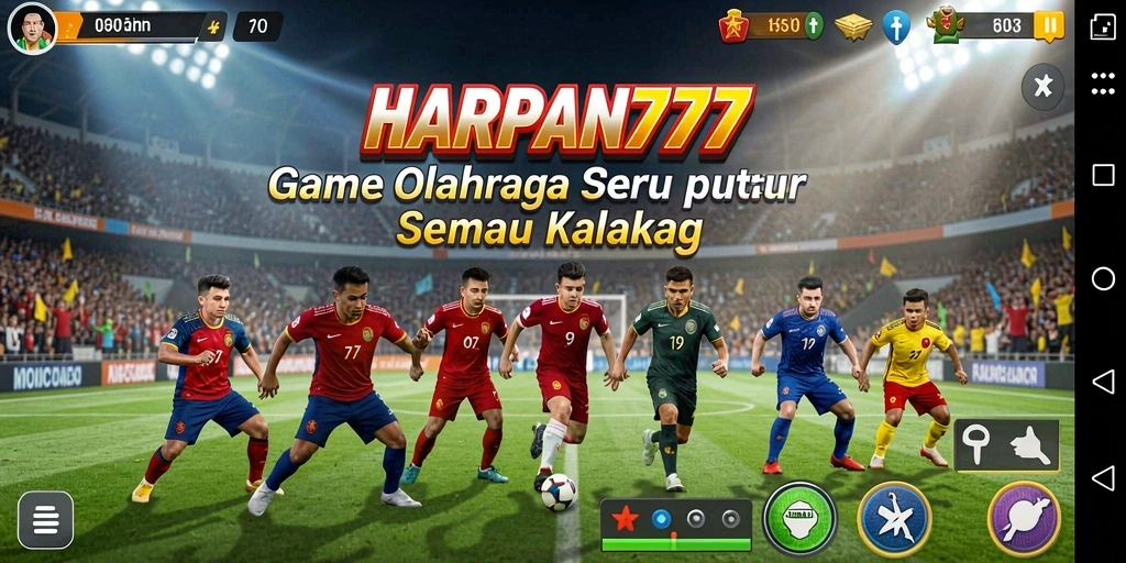Tampilan utama dari gameplay HARAPAN777 yang seru dan interaktif.