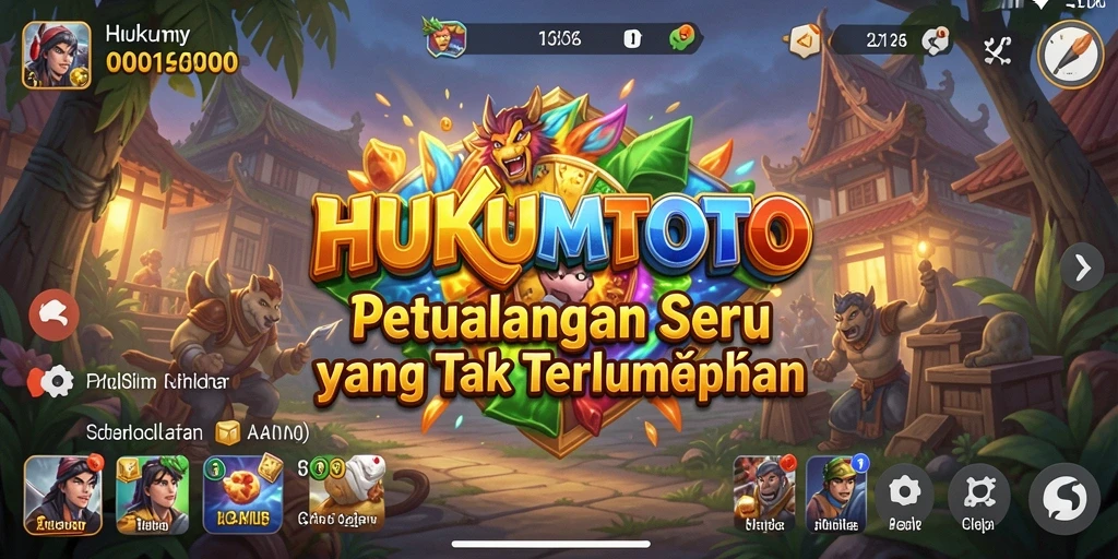 Tampilan gameplay menarik dari HUKUMTOTO yang penuh dengan tantangan petualangan.