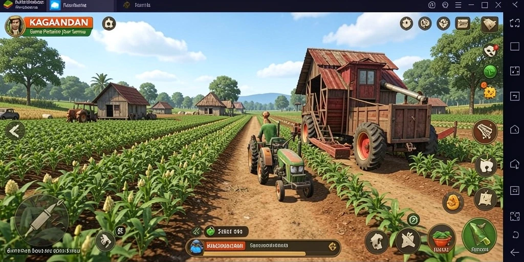 Gameplay KAGANDAN menunjukkan pengalaman bertani yang menarik dan interaktif.