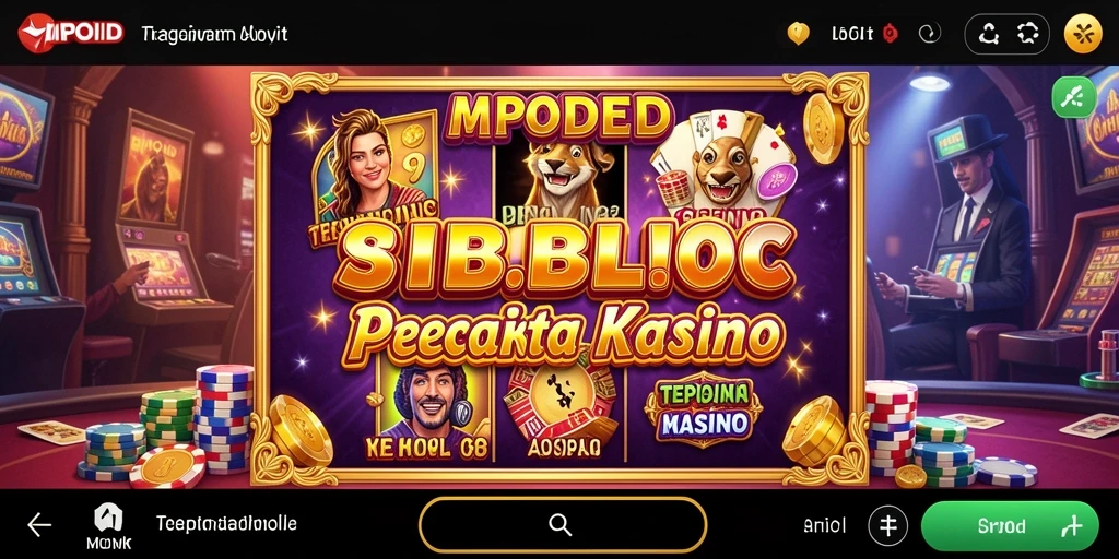 Tampilan utama MPOID dengan gameplay Slot yang menarik.