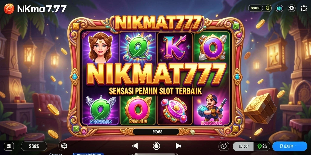 Tampilan menarik NIKMAT777 dengan gameplay slot yang menghibur.