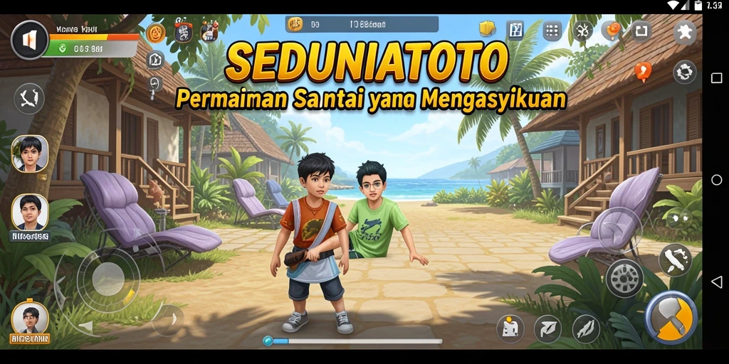 Tangkapan layar gameplay SEDUNIATOTO yang penuh warna dan mengasyikkan.