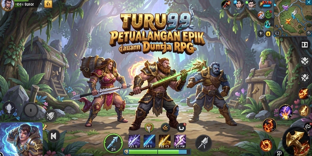 Tampilan gameplay menakjubkan di TURU99 dengan petualangan mendebarkan.