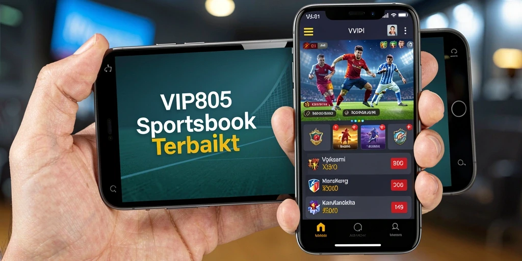 Tampilan utama VIP805 menampilkan berbagai pilihan taruhan olahraga.