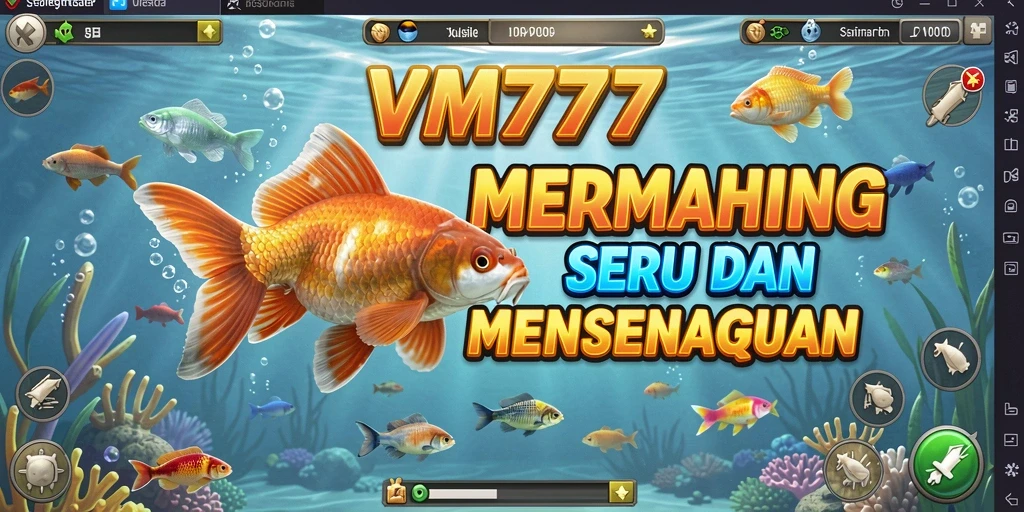 Screenshot gameplay VM777 yang menunjukkan pengalaman memancing yang seru.