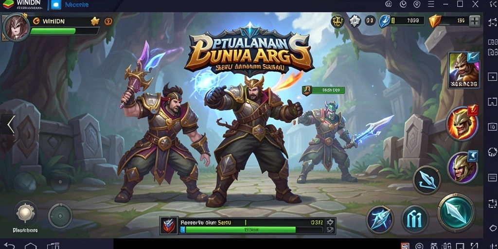 Tampilan gameplay <strong>WINIDN</strong> yang mengesankan dan penuh aksi.