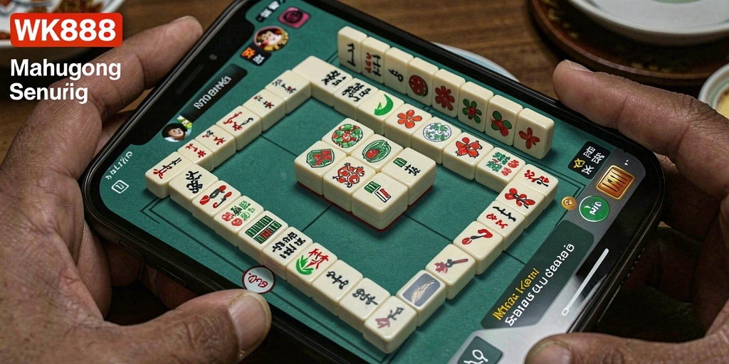 Screenshot utama WK888 menampilkan gameplay Mahjong yang mengasyikkan.