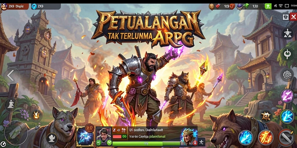 Gameplay seru dan menegangkan di dunia fantasi ZK9.